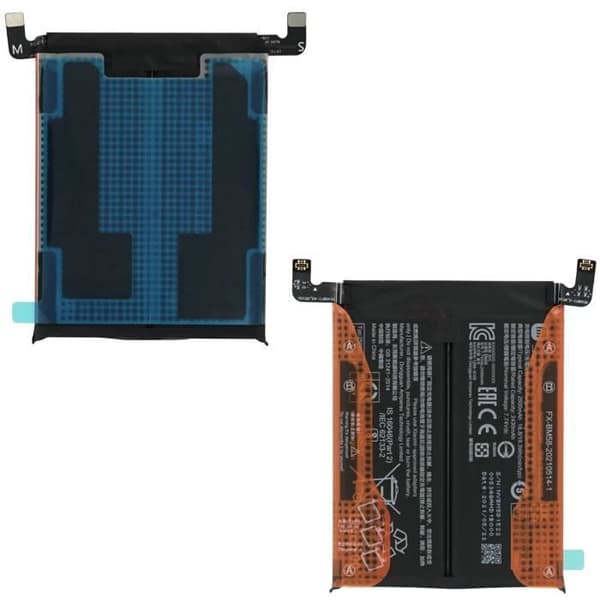 Internt batteri för Xiaomi 11T Pro 2500mAh Original BM58 Black