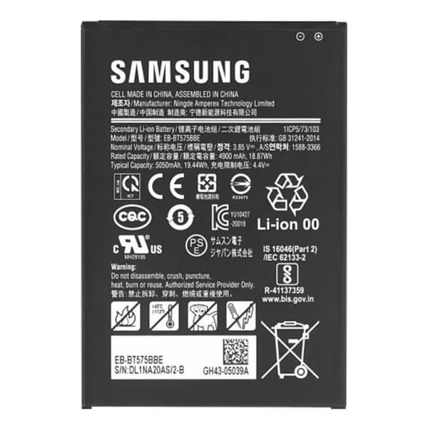 Internt batteri Samsung Tab Active 3 5050mAh Original EB-BT575BBE