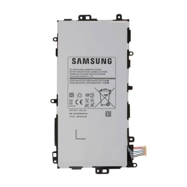 Internt batteri - AVIZAR - Galaxy Note 8.0 - 4600mAh - Lithium Ion - Vit