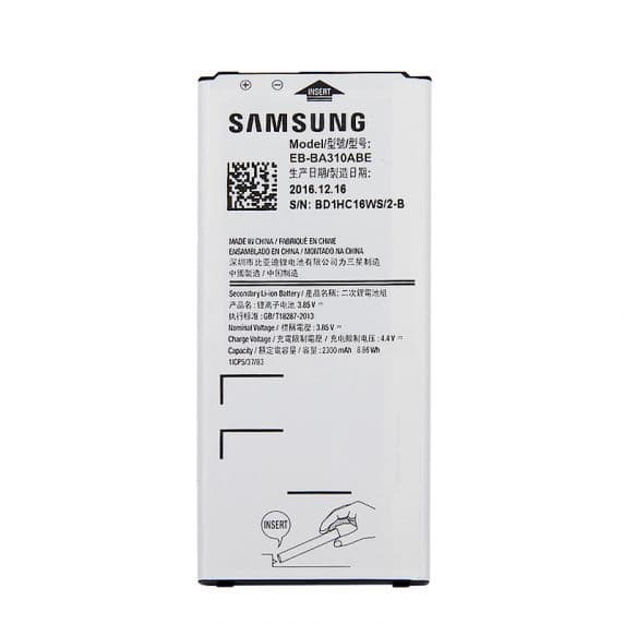 Samsung Galaxy A3 2016 Batteri OEM 2300 mAh