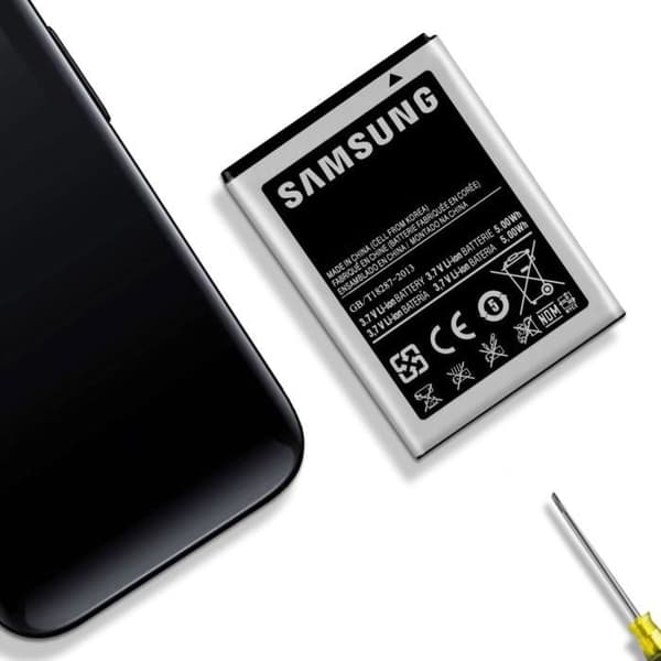 1200mAh batteri för Samsung Mini - AVIZAR - EB494353VU - Lithium Ion - Svart - 3,7 V
