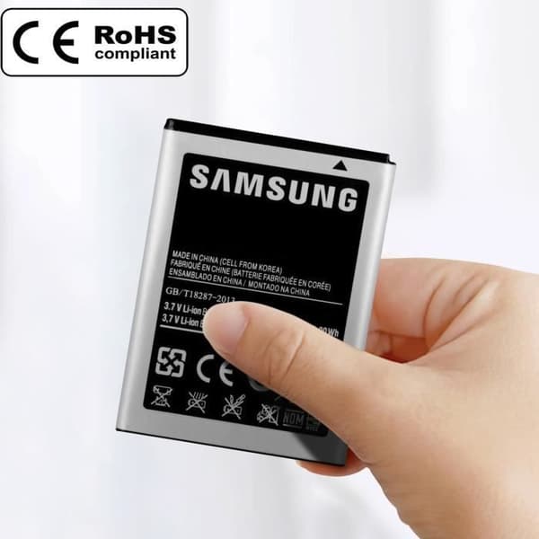 1200mAh batteri för Samsung Mini - AVIZAR - EB494353VU - Lithium Ion - Svart - 3,7 V