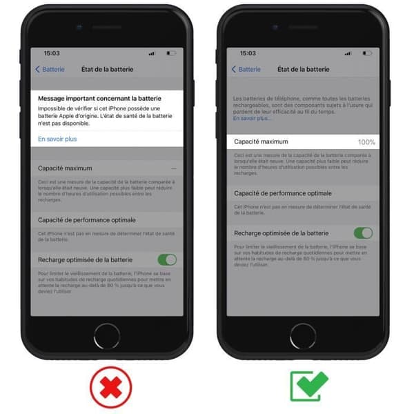 AVIZAR utbytes internt batteri för iPhone SE 2020 - Kapacitet 1821mAh