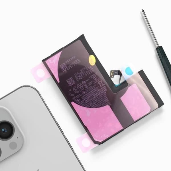 Internt batteri för iPhone 14 Pro - Kapacitet 3200mAh - Kompatibel med lim