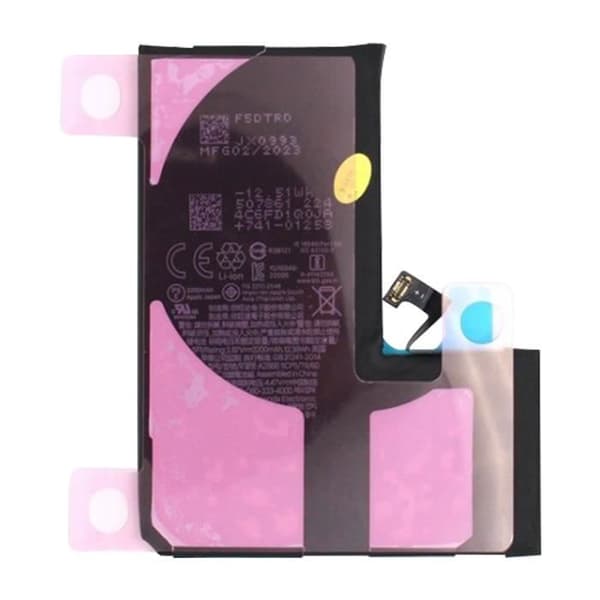 Internt batteri för iPhone 14 Pro - Kapacitet 3200mAh - Kompatibel med lim