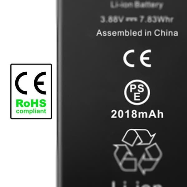 Internt batteri för iPhone SE 2022 - AVIZAR - Kapacitet 2018mAh - Lithium Ion - 3,7 V