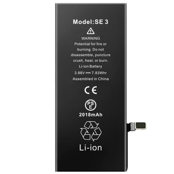 Internt batteri för iPhone SE 2022 - AVIZAR - Kapacitet 2018mAh - Lithium Ion - 3,7 V