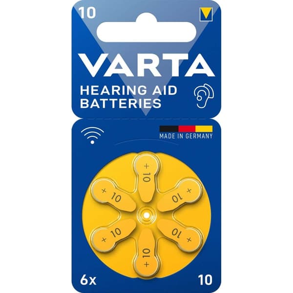 Varta Kuulolaitteiden paristot tyyppi 10 6-läpipainopakkaus