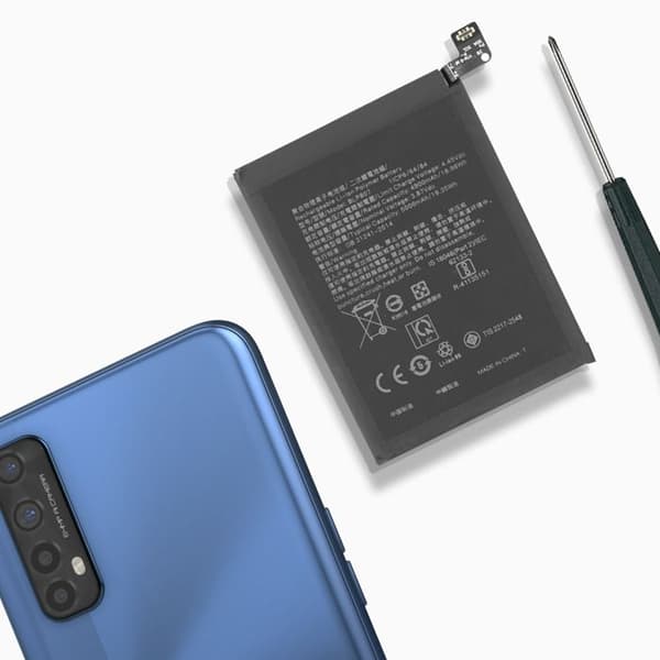 Internt batteri för Realme 7, V5 och Q2 5000 mAh-kompatibelt ersätter BLP80