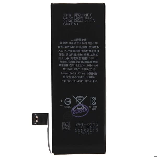 iPhone SE internt batteri