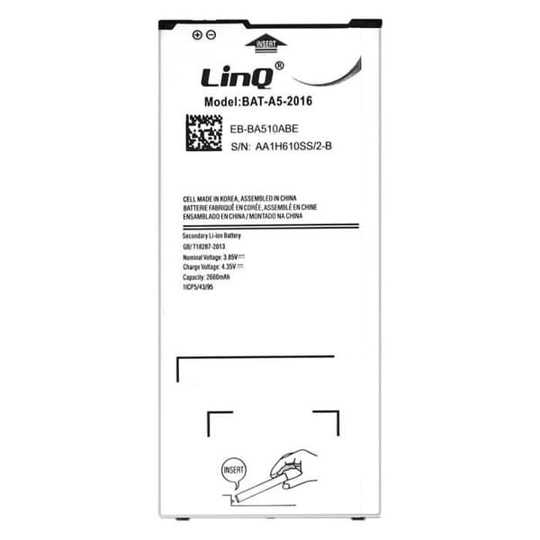 Internt batteri - LINQ - BAT-A5-2016 - 2600mAh - Litiumjon - Vit