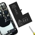 Miniatyrbild 3 av 4: Batteri för iPhone X - AVIZAR - BAT-COMP-IPX - 2716mAh - Litium Ion - 3,7 V - Svart