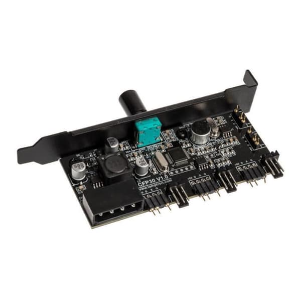 lamptron lamptron cfp30 lufter- och rgb-led-controller päls pci-slot - svart schCustomization PC Lamptron CFP30 Lufter- und