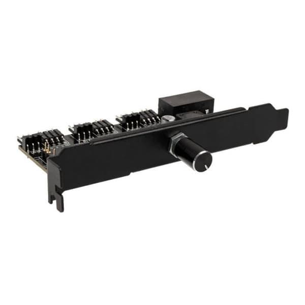 lamptron lamptron cfp30 lufter- och rgb-led-controller päls pci-slot - svart schCustomization PC Lamptron CFP30 Lufter- und