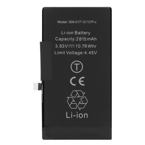 "Batteri Decode Flex Version för iPhone 12 och 12 Pro 2815mAh Svart - AVIZAR - BAT-DEC-IP12 - Litium Jon - 3,7 V"