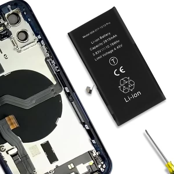 Batteriavkodning PCB-version för iPhone 12 och 12 Pro 2815mAh svart
