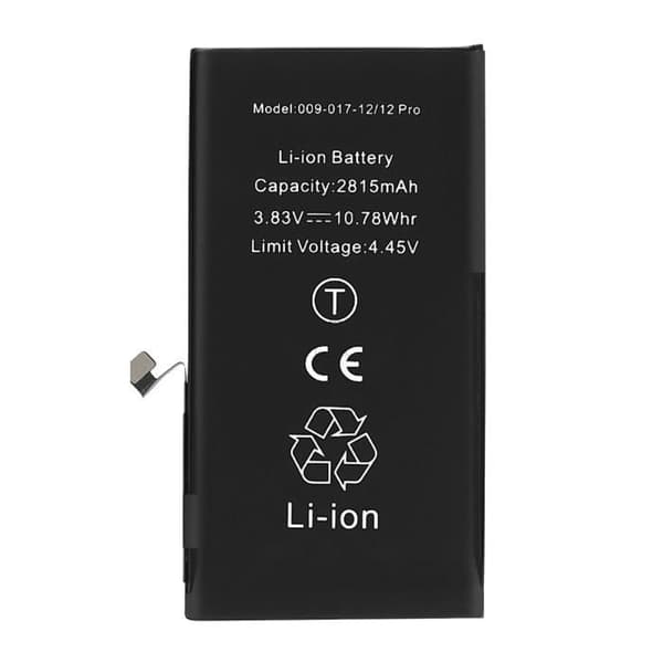 Batteriavkodning PCB-version för iPhone 12 och 12 Pro 2815mAh svart