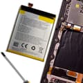 Miniatyrbild 3 av 4: Interna batteri för Crosscall Core X4 - AVIZAR - BAT-COMP-CX4 - Kapacitet 3750mAh - Vit