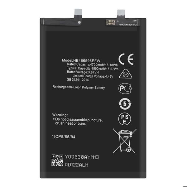 Internt batteri för Honor Magic 4 Lite 5G och 4G Kapacitet 4800mAh Svart