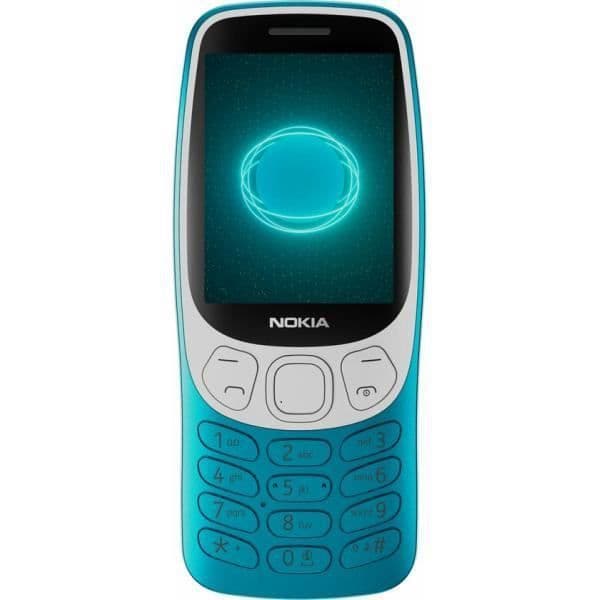 Nokia 3210 telefon - Dykning blå - Lång batteritid - 4G - Bluetooth