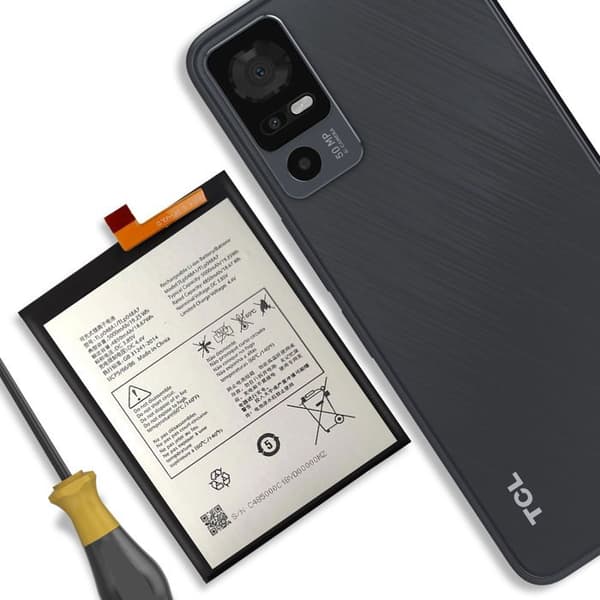 Internt batteri för TCL 40R 5000mAh TLP048A7 Vit