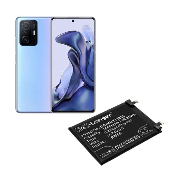 Xiaomi Mi 11T Pro 5G Batteri i Högsta Kvalitet