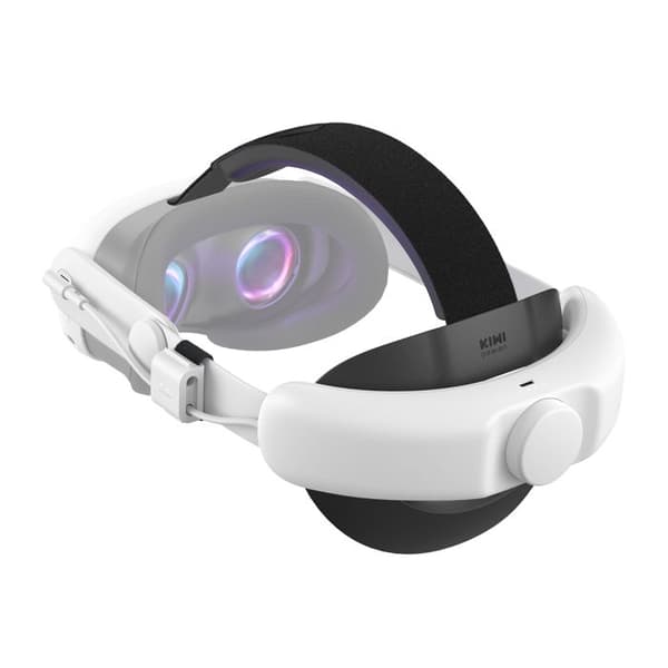 KIWI design Elite Strap med 6400mAh Komfortbatteri Kompatibel med Meta Quest 3, Battery Strap förlänger batteritiden
