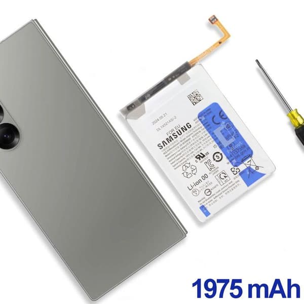 Huvudbatteri för Samsung Galaxy Z Fold 6 1975mAh EB-BF956ABE Samsung Vit