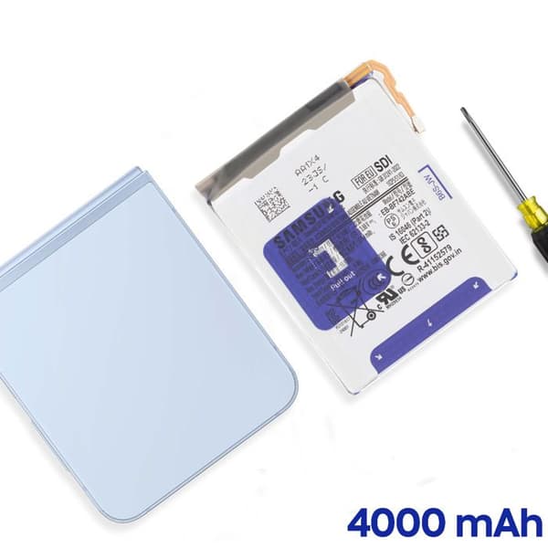 Huvudbatteri för Samsung Galaxy Z Flip 6 4000mAh EB-BF742ABE Samsung Vit