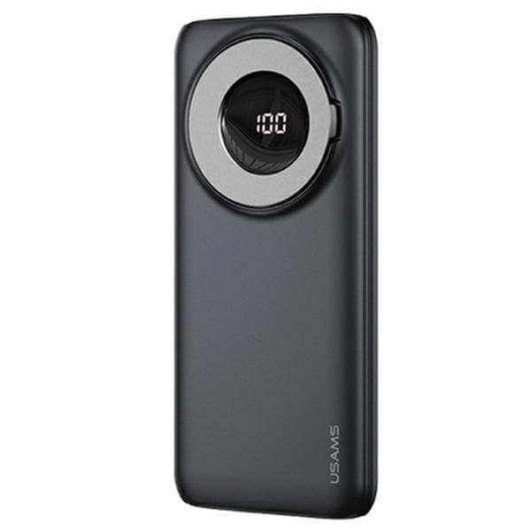 USAMS Powerbank PB62 10000mAh 20W QC3.0+PD magneettinen langaton pikalataus musta/musta 10KCD17101 (US-CD171)