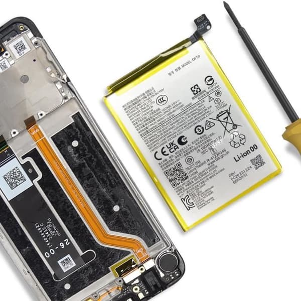 Batteri för Motorola Moto G04, G24, G24 Power och G34 5000mAh QF50 White