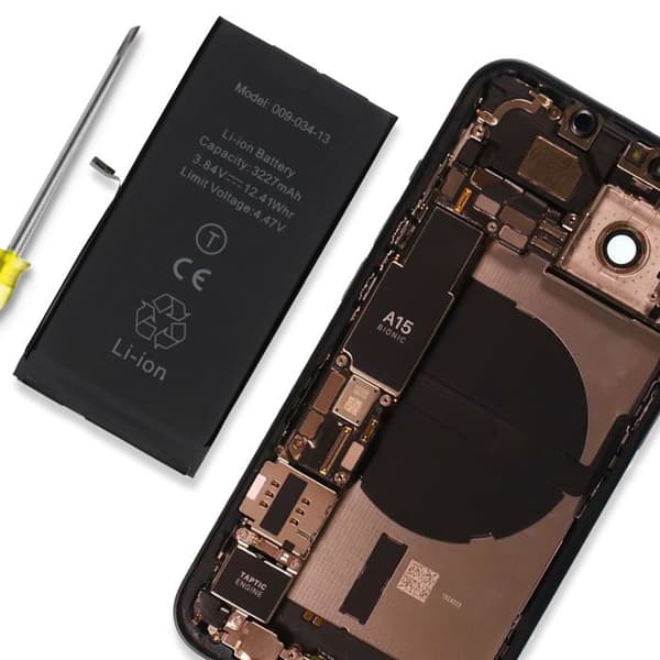 Internt batteri för Apple iPhone 13 3227mAh Integrerat TI-chip Svart