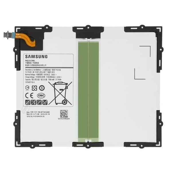 Original batteri Samsung Galaxy Tab A 10.1 (2016) - EB-BT585ABE 7300mAh