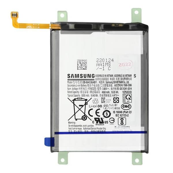 Original Samsung Galaxy A33 5G 5000mAh huvudbatteri EB-BA536ABY