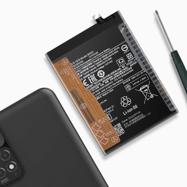 Internt batteri - XIAOMI - BN5D - 5000 mAh - Kompatibel Redmi Note 11/11S - Lithium Ion