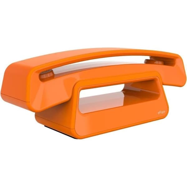Alcatel Epure Iconic - Trådlös DECT Telefon - Vintage Design - Orange