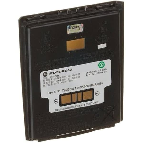 Batteri - MOTOROLA - Mc55 - 3600 mAh - Litiumberä - Kompatibelt tillbehör