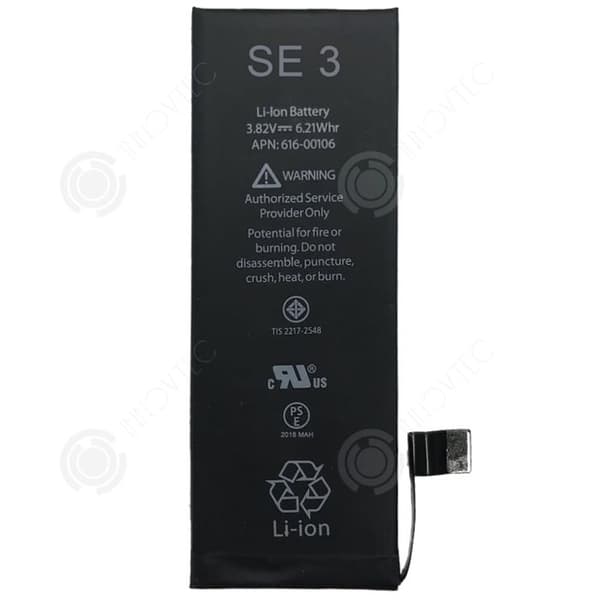 INN-batteri för iPhone SE3 2018mAh Premium Li-ION-polymerersättningsbatteri med utbytesverktygssats och instruktioner