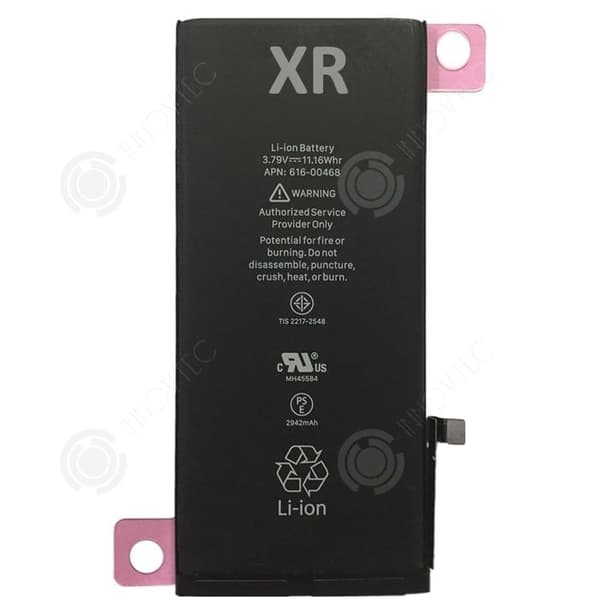 INN Premium Ersättningsbatteri för iPhone XR 2942 mAh Samma som Original Kit Professionellt verktyg och skärmlim ingår