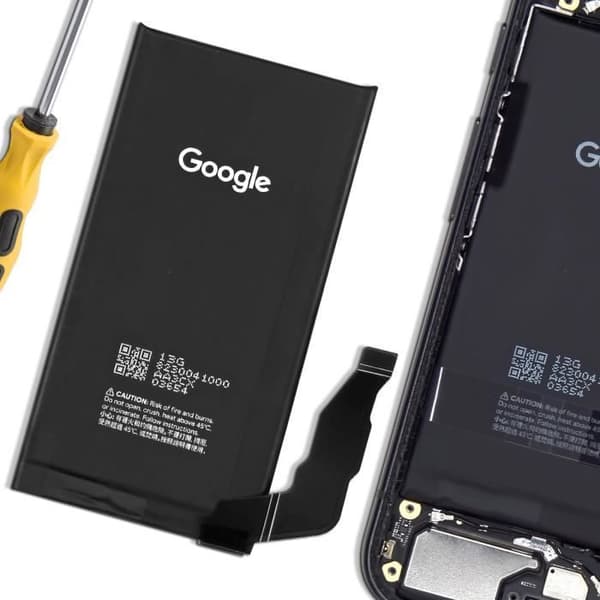 Batteri för Google Pixel 8a 4492mAh modell G949-01097-00 G07DF Google Svart