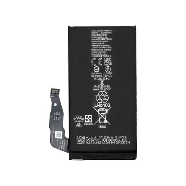 Batteri för Google Pixel 8a 4492mAh modell G949-01097-00 G07DF Google Svart