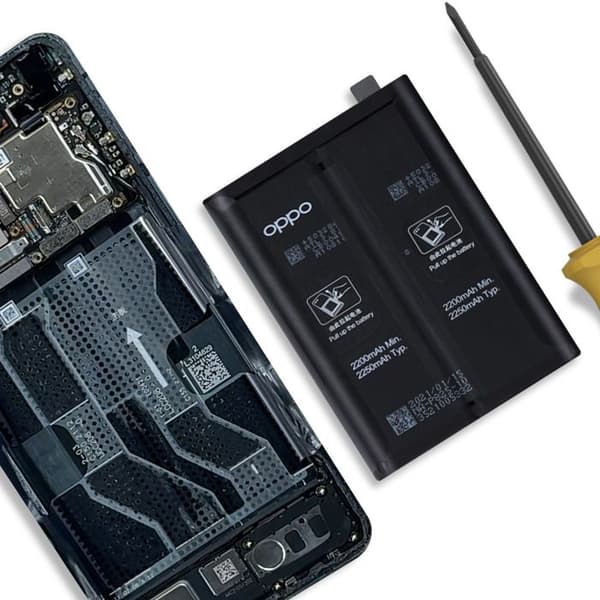 Interna batteri för Oppo Find X3 Neo 4500mAh BLP825 Svart