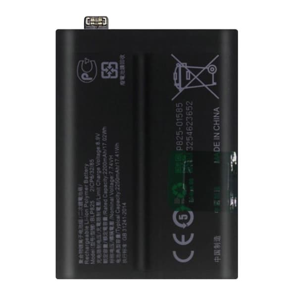 Interna batteri för Oppo Find X3 Neo 4500mAh BLP825 Svart