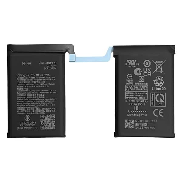 Internbatteri för Asus Rog Phone 7 6000mAh C21P2101 Svart