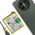 Miniatyrbild 3 av 4: Batteri för Realme 12 Pro 5G och 12 Pro Plus 5000mAh modell BLPA35 Vit