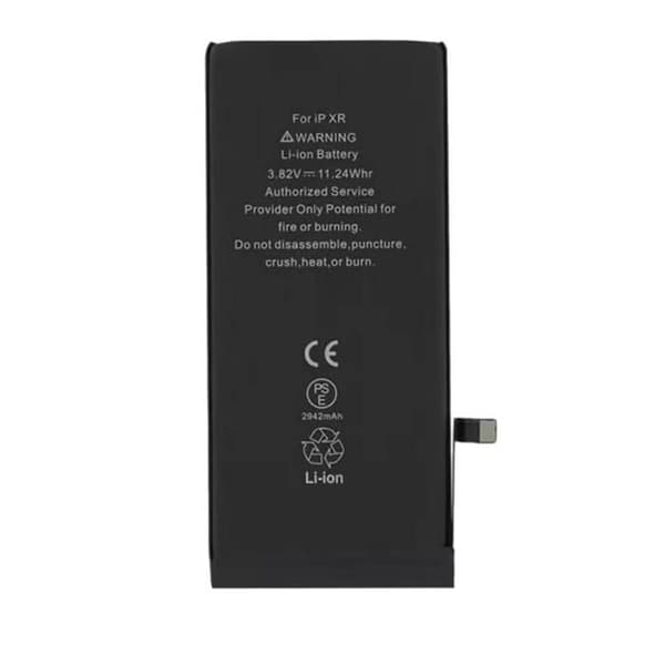 Internbatteri för iPhone XR Li-ion 2942mAh 3.82V H4 Svart