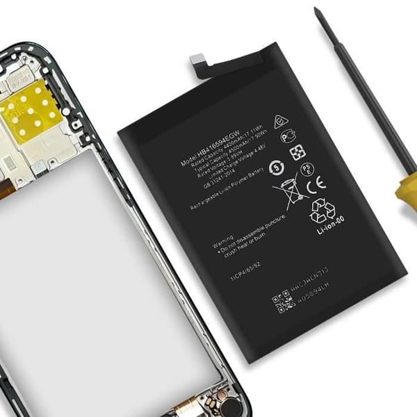 Internbatteri för Honor 200 Lite 4500mAh modell HB416594EGW Svart
