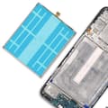 Miniatyrbild 3 av 4: Klistret batteri för Samsung Galaxy A31, stabil fästning, genomskinlig