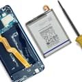 Miniatyrbild 3 av 4: Internbatteri för Galaxy A10 och A7 2018 3300mAh modell EB-BA750ABU Vit