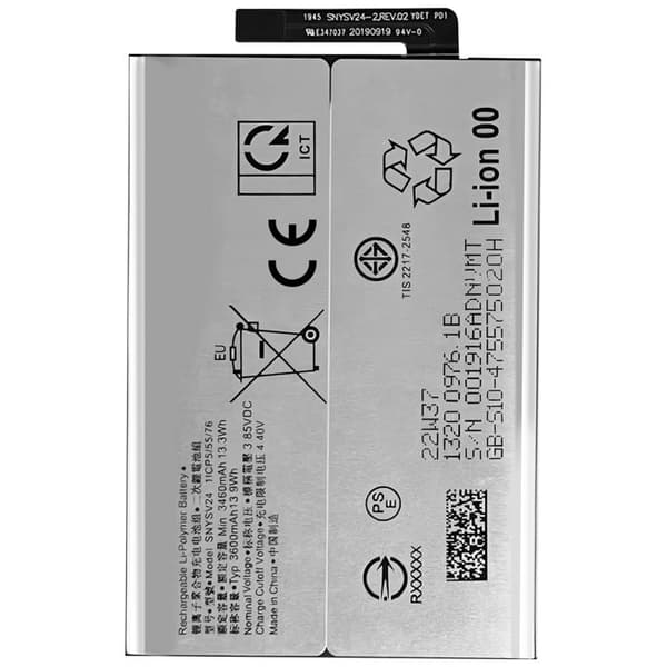 Interna batteri för Sony Xperia 10 II 3600mAh modell SNYSV24 Vit